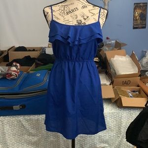 XXI Royal Blue Spaghetti Strap Slip Dress